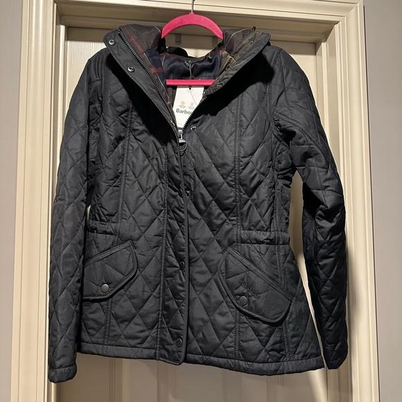 Barbour Millfire Hooded Quilted Jacket - Picture 1 of 3